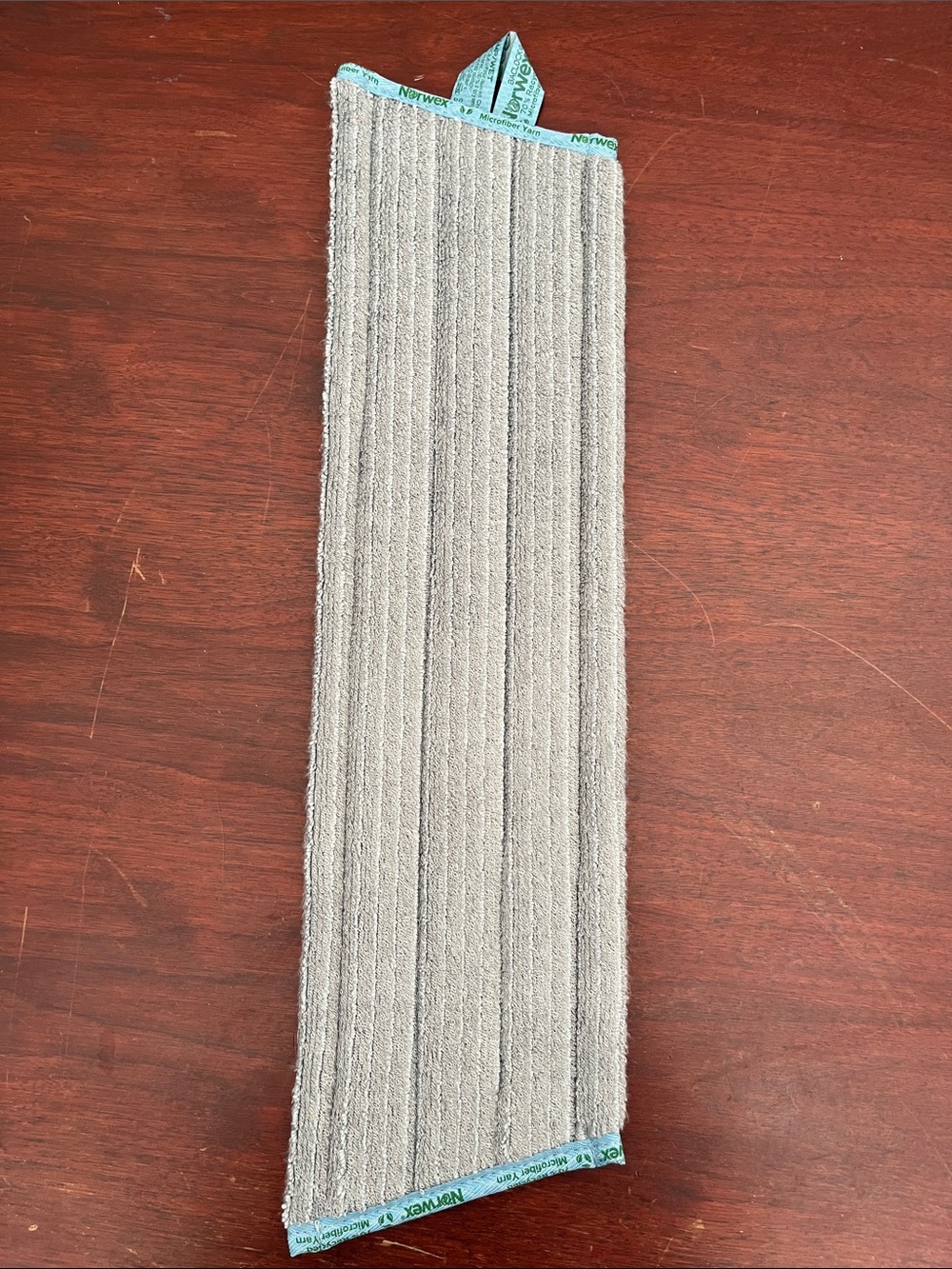 Norwex Large Wet Mop Pad - Gray and blue